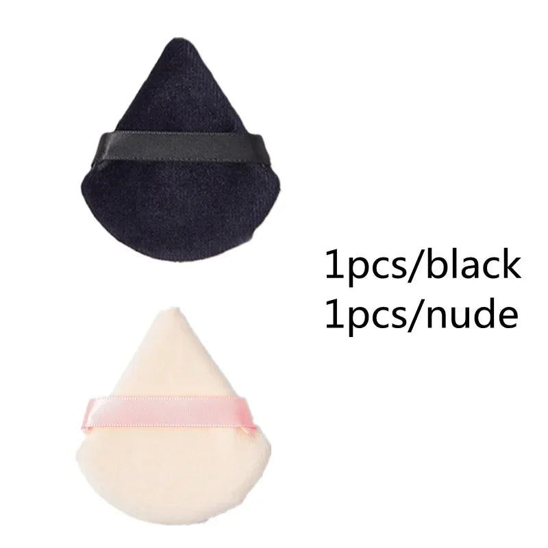Colorful Triangle Makeup Puff Cosmetic Powder Pufff Makeup Sponge Puff Dry Use Women Smooth Beauty Washable Face Makeup Tool New