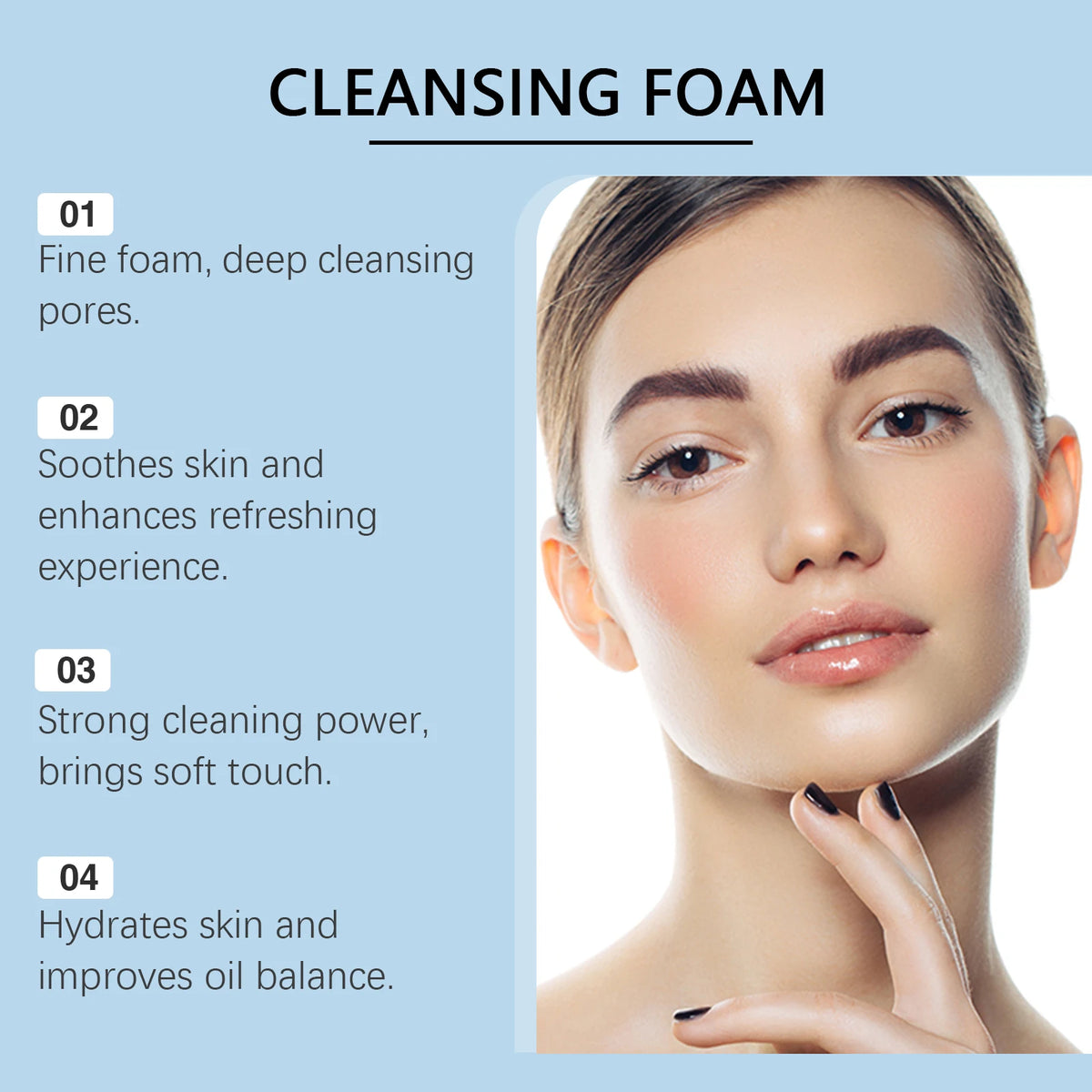 Salicylic Acid Facial Cleanser Deep Cleaning Softening Keratin Exfoliating Oil-Control Moisturizing Gently Face Cleansing Gel