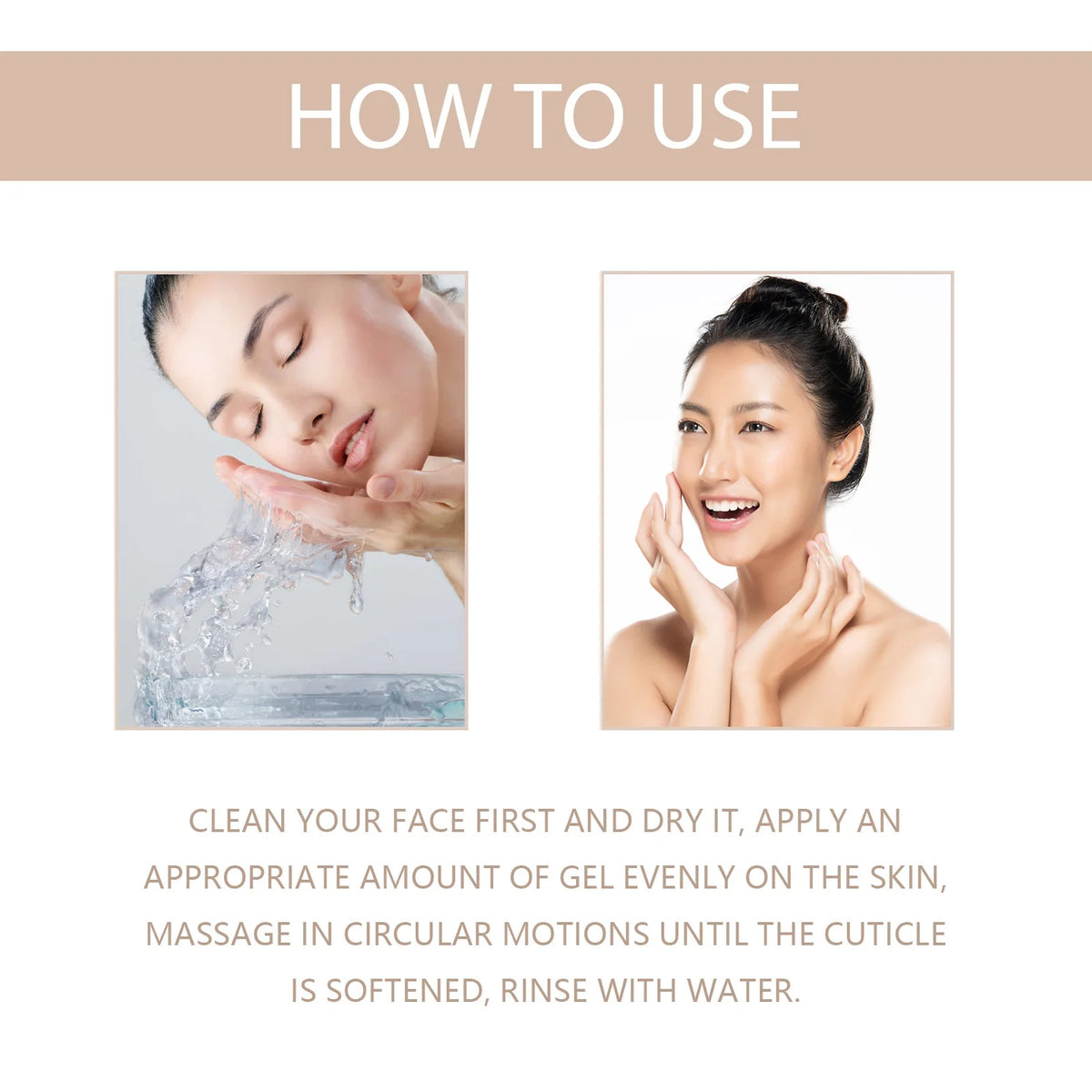 OUHOE Purifying Exfoliating Gel 50g, Refreshing Cleansing Peeling Gel, Moisturizing Rejuvenating Skin Exfoliator, Gentle Face Body Exfoliating Scrub Gel for Daily Skin Care