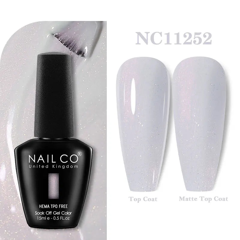 NAILCO 15ml TPO-Free Nail Gel Polish Vernis Semi Permanent Nails Art Manicure Design Hybrid Remover Gel Top Coat Ongle Gel UV
