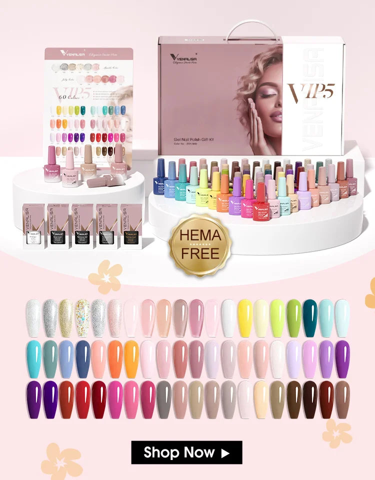 VENALISA Quick Construction Gel Jelly Color Semi Transparent Nail Gel Polish Fast Construction Soak Off UV LED Nude Pink Gel 7.5