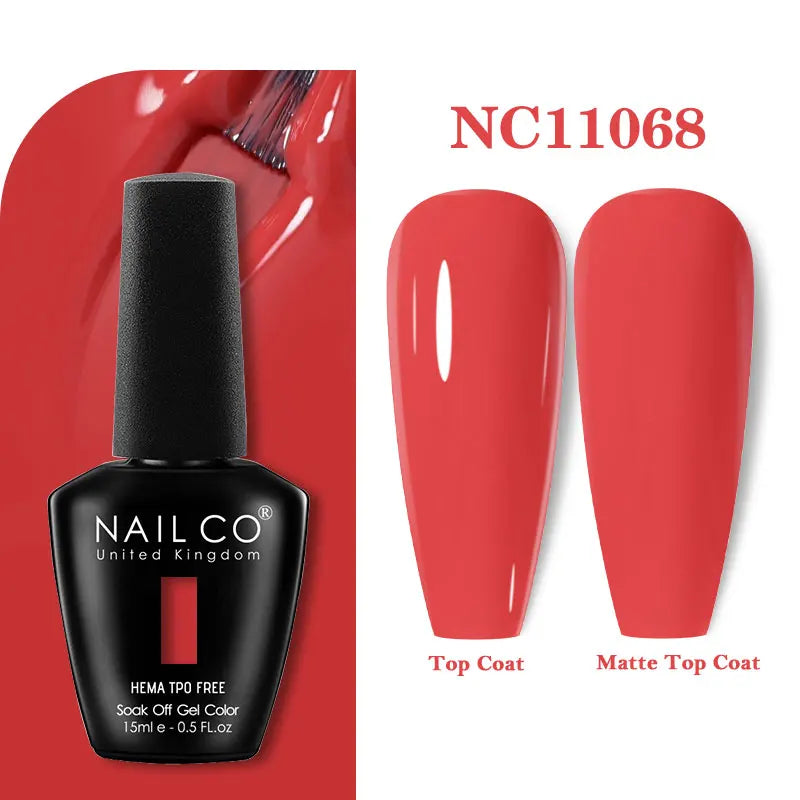 NAILCO 15ml TPO-Free Nail Gel Polish Vernis Semi Permanent Nails Art Manicure Design Hybrid Remover Gel Top Coat Ongle Gel UV