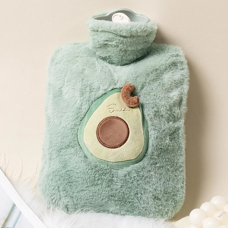 500ML Hot Water Bottles Bag Water-filling Hot-water Bag for Female Warm Belly Hands and Feet Keep Hand Warmer Hot Water Bag