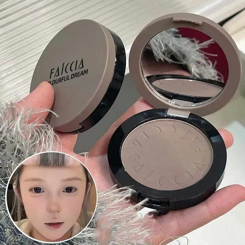 Monochrome Nose Shadow Contour Palette Natural Matte Cement Grey 3D Facial Bronzer Powder Cosmetic Highlight Brighten Contouring