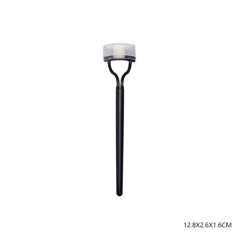 1 Pcs Black Foldable Eyelash Brush Comb Beauty Makeup Lash Separator Stainless Steel Eyelash Curler Mascara Curl Cosmetic Tool