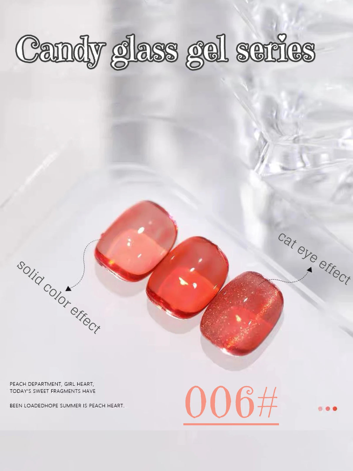 MIANEL 12ML Candy Glass Gel Nail Polish Set Ice-Clear Dopamine Spring Nails Fantasy Nail Art 1-10 Pcs