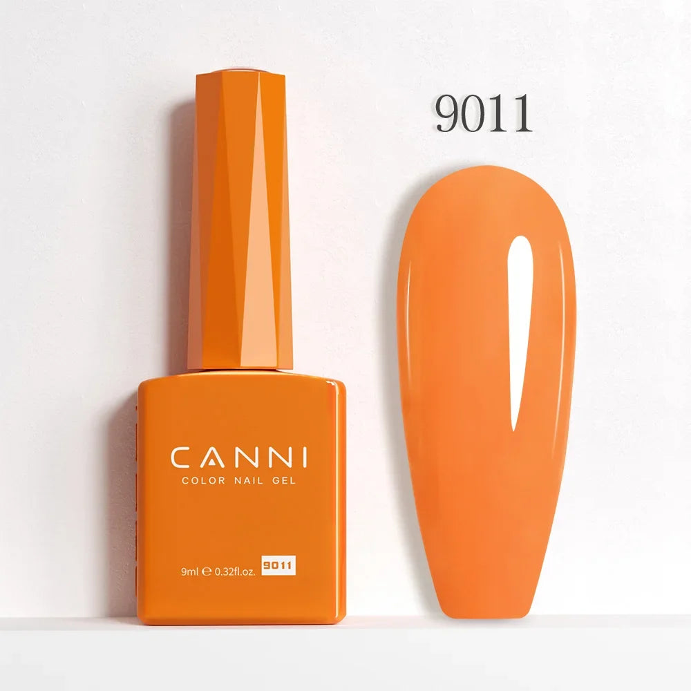 CANNI Christmas Color Gel Polish 9ml Hema Free TPO Free Nail Gel Polish Winter Colors Semi Permanent Gel Super Texture Brush