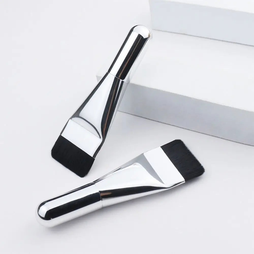 Soft Hair One-Line Foundation Brush Ultra-thin Dense Bristle Liquid Foundation Makeup Brush Lightweight Beauty Tools