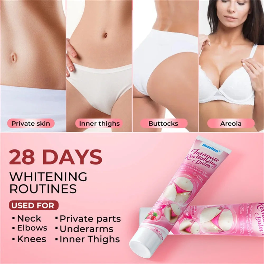Body Whitening Cream Arms Thighs Underarm Knees Whitening Essence Cream Brighten Moisturizing Body Korean Skin Care Products New