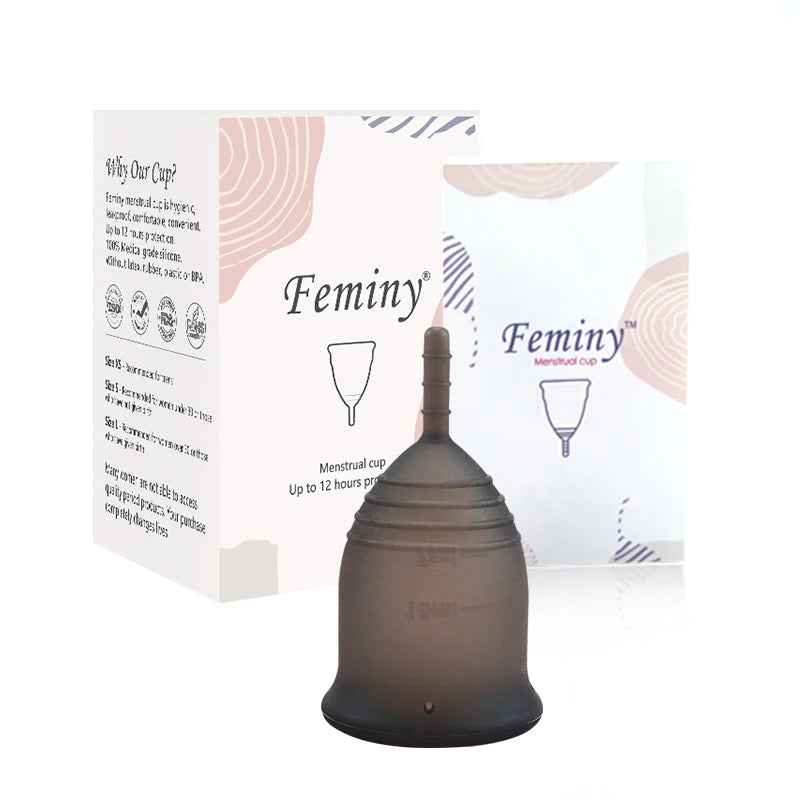 Soft Menstrual Cup 100% Medical Silicone Woman Period Use Hypoallergenic Certified Menstrual Collectors Menstruation Cups