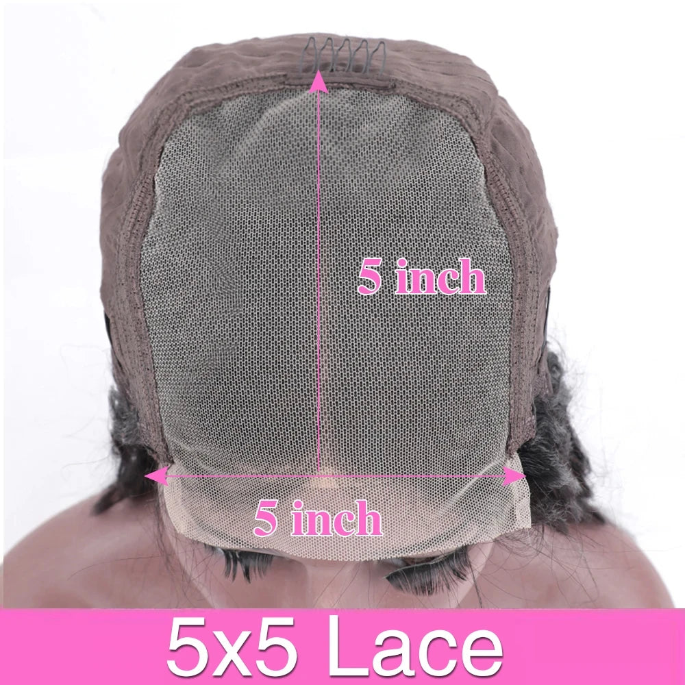 13x6 HD Transparent Lace Front Wigs 5x5 13x4 Body Wave Lace Frontal Wig  40 Inch Brazilian Preplucked Human Hair 200% Density