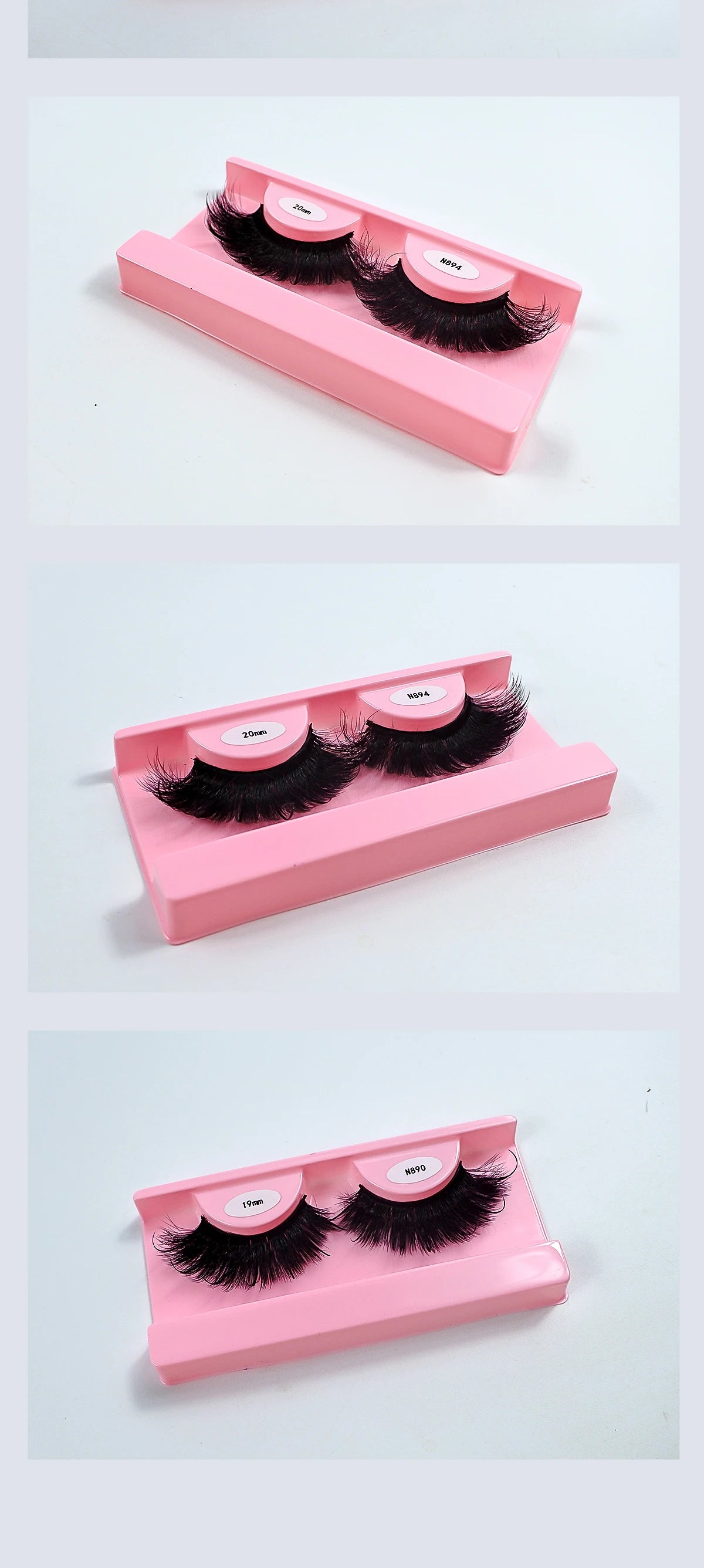 REDSIREN Faux Mink Lash Spikes Wispy Thick Natural Full Strip Lashes New Makeup Fluffy Mink Eyelashes