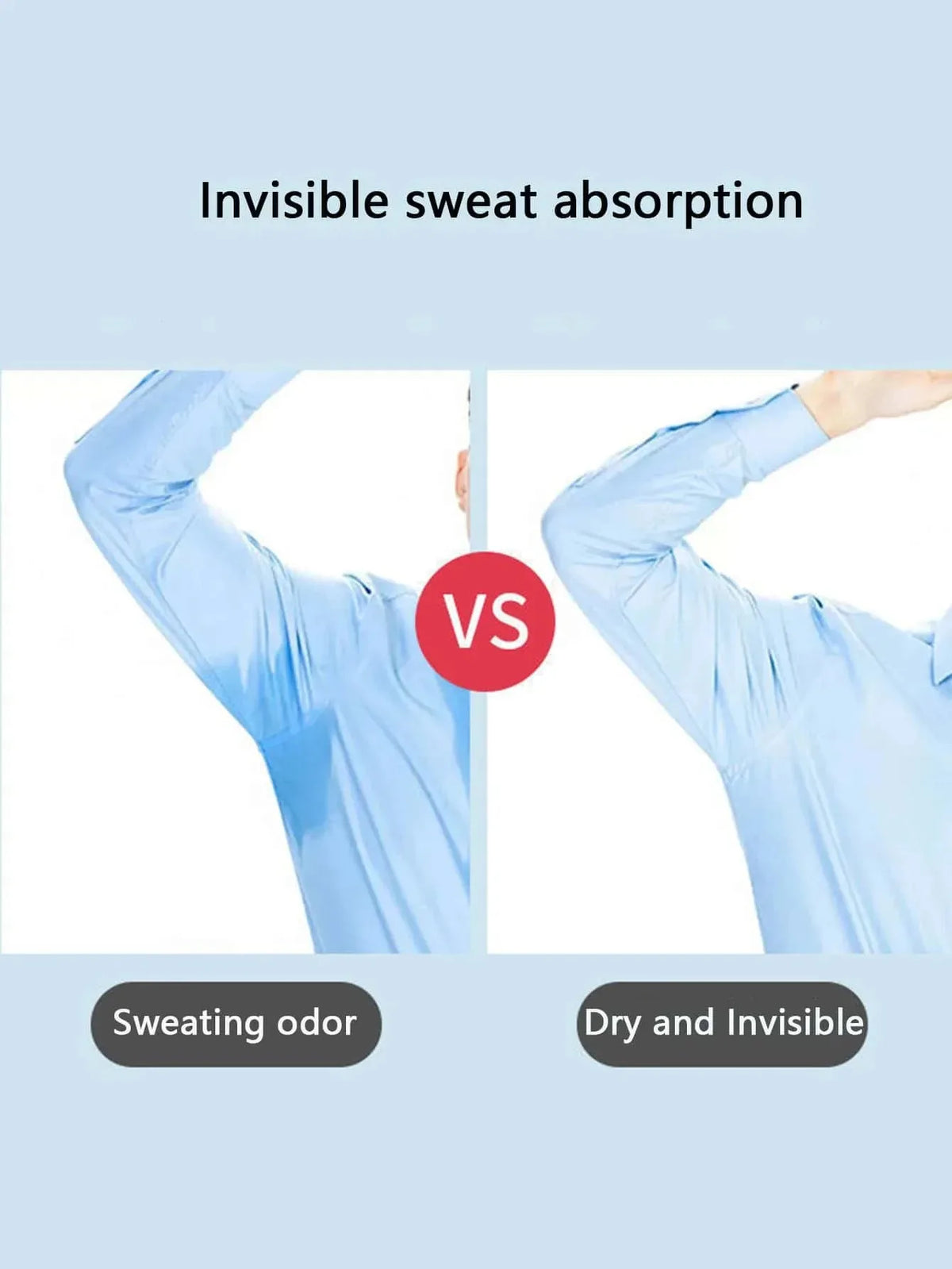 10/20/30/50/70 PCS Disposable Sweat-absorbing Patch Summer Deodorants Cotton Pads Underarm Armpit Sweat Pads Dress Disposable