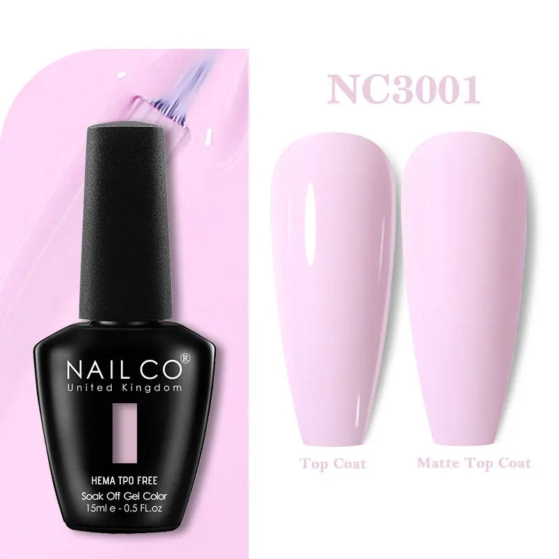 NAILCO 15ml TPO-Free Nail Gel Polish Vernis Semi Permanent Nails Art Manicure Design Hybrid Remover Gel Top Coat Ongle Gel UV