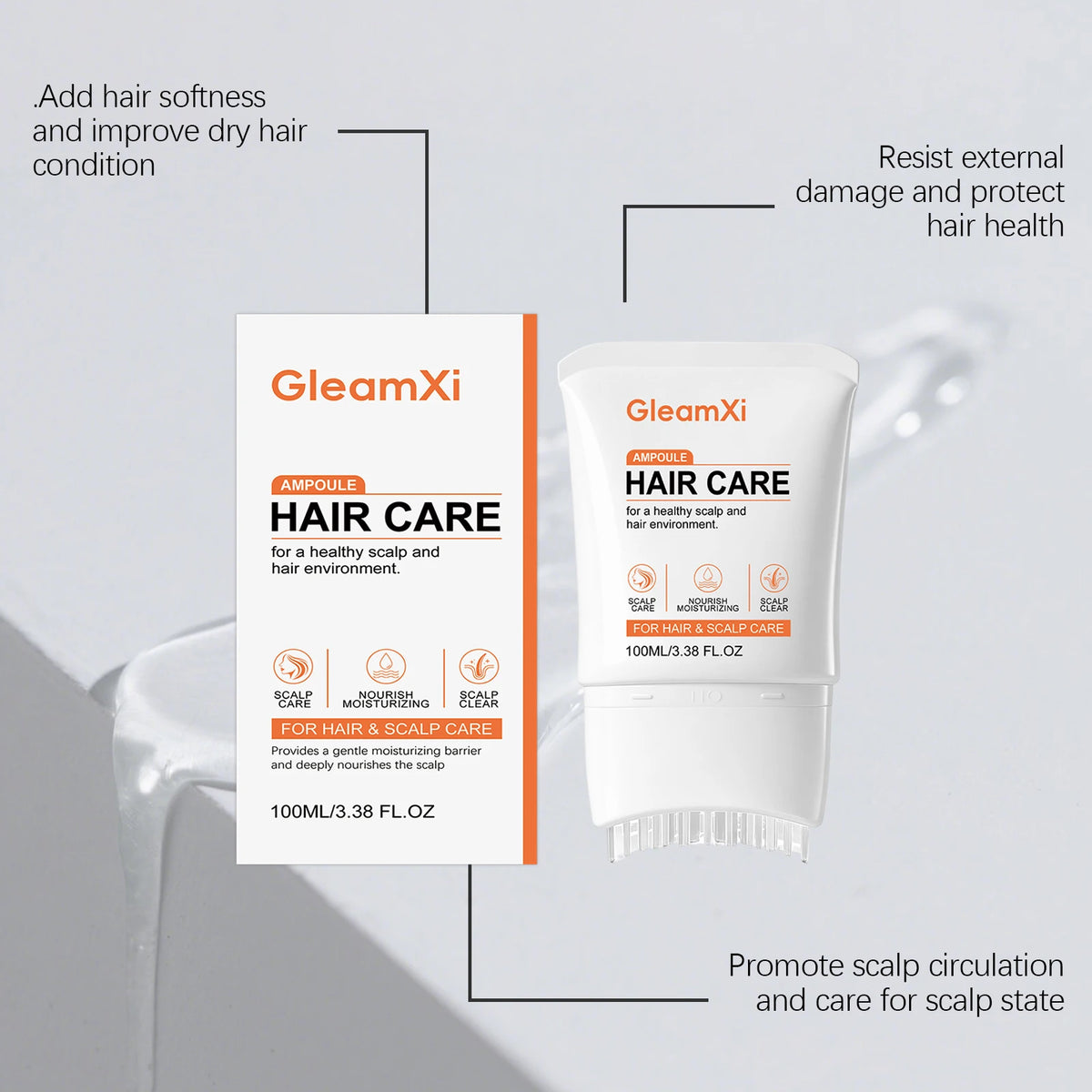 Volumizing Hair Serum Deeply Nourishing Moisturizing Softening Repair Damaged Hairs Refreshing Smooth Shine Hair Conditioner