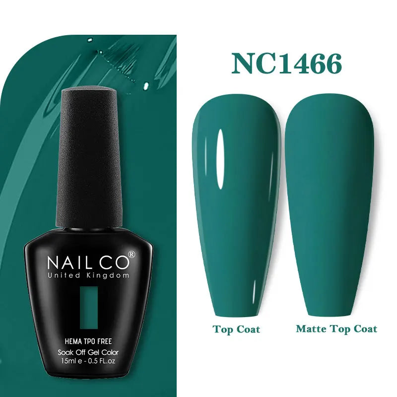 NAILCO 15ml TPO-Free Nail Gel Polish Vernis Semi Permanent Nails Art Manicure Design Hybrid Remover Gel Top Coat Ongle Gel UV