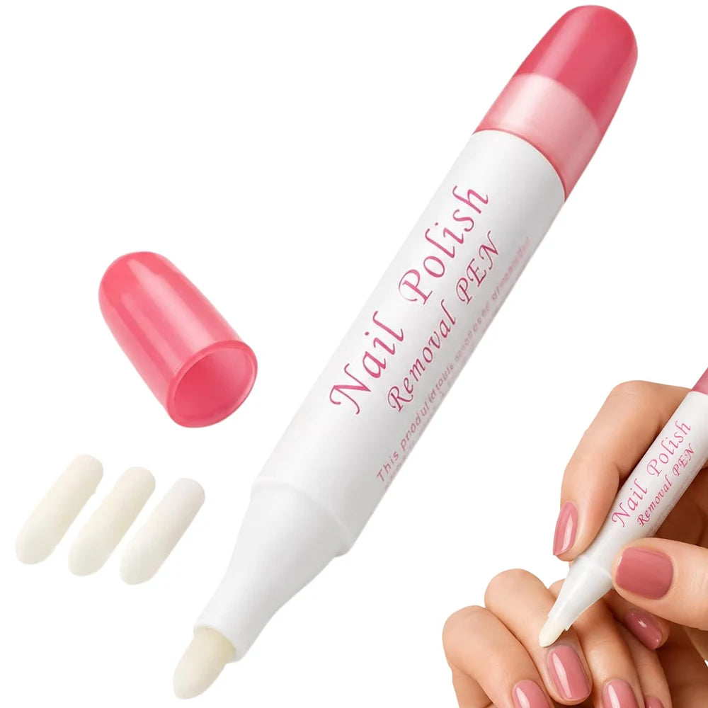 50Pcs Nail Polish Remover Pen With 3 Replaceable Tips Nail Polish Corrector Pen For Precision Cleaning Nail-Art Mistakes Cleanup
