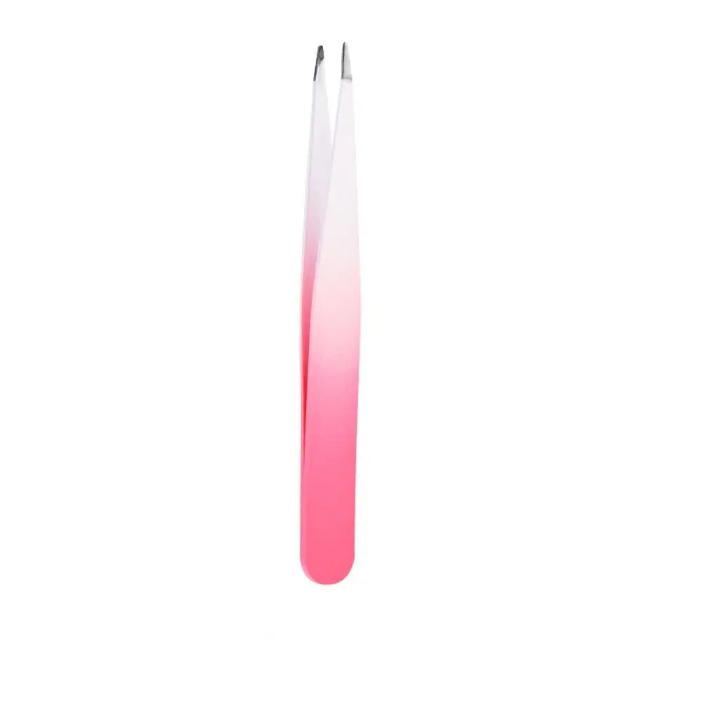 Colorful Eyebrow Pliers Stainless Steel Hair Removal Eye Brow Tweezer Multipurpose Eyelash Extension Oblique Mouth Tip Make Up