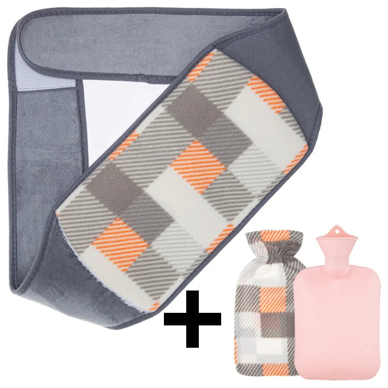 3Pcs Hot Water Bag Waist Cover Belt Stomach Abdominal Warming Band Warm Waist Cover Belt for Neck Hand with Hot Water Bottle Bag