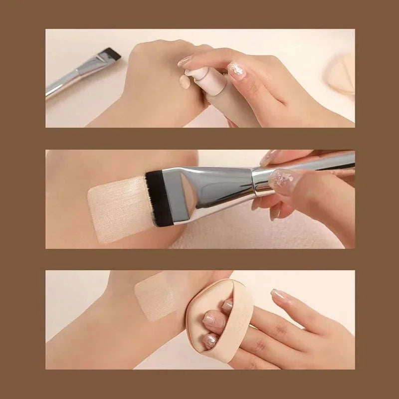 Contour Brush Blending Foundation Cream Makeup Brushes Beauty  Brush Lightweight Face Contour Brush Ultra Thin Foundation Flat