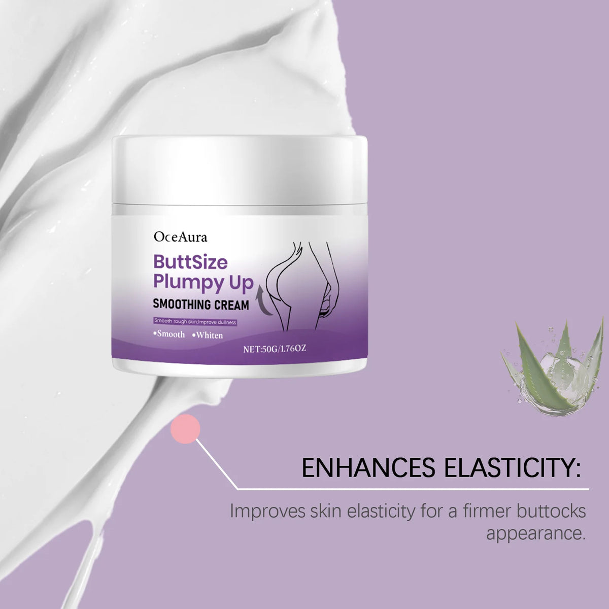 Buttsize Plumpy Up Smoothing Cream Massage Muscles Reduce Fat Mass Firm Skin Lift Shaping Buttocks Moisturize Enlarge Hip Lotion