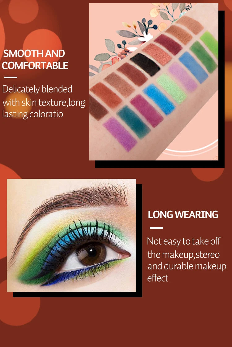 65-Color Eyeshadow Palette Makeup-High Pigmented Eye make up Tool Matte Glitter Finishes for Festival Christmas Cosmetics makeup