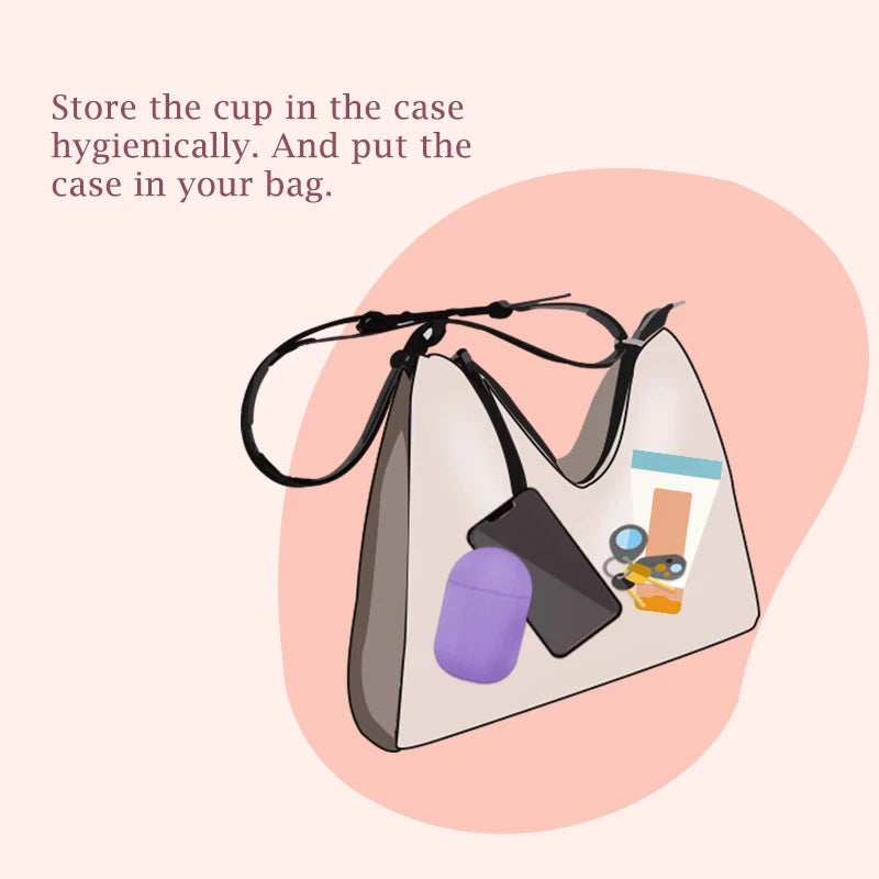 10pcs Silicone Case Sterilizer Bpa-Free Cleaner Container To Clean And Store Menstrual Cups Sterilizer Case