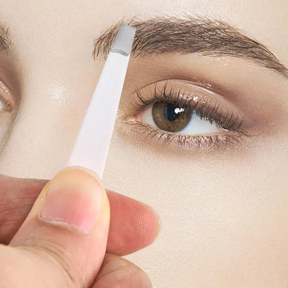 Colorful Eyebrow Pliers Stainless Steel Hair Removal Eye Brow Tweezer Multipurpose Eyelash Extension Oblique Mouth Tip Make Up