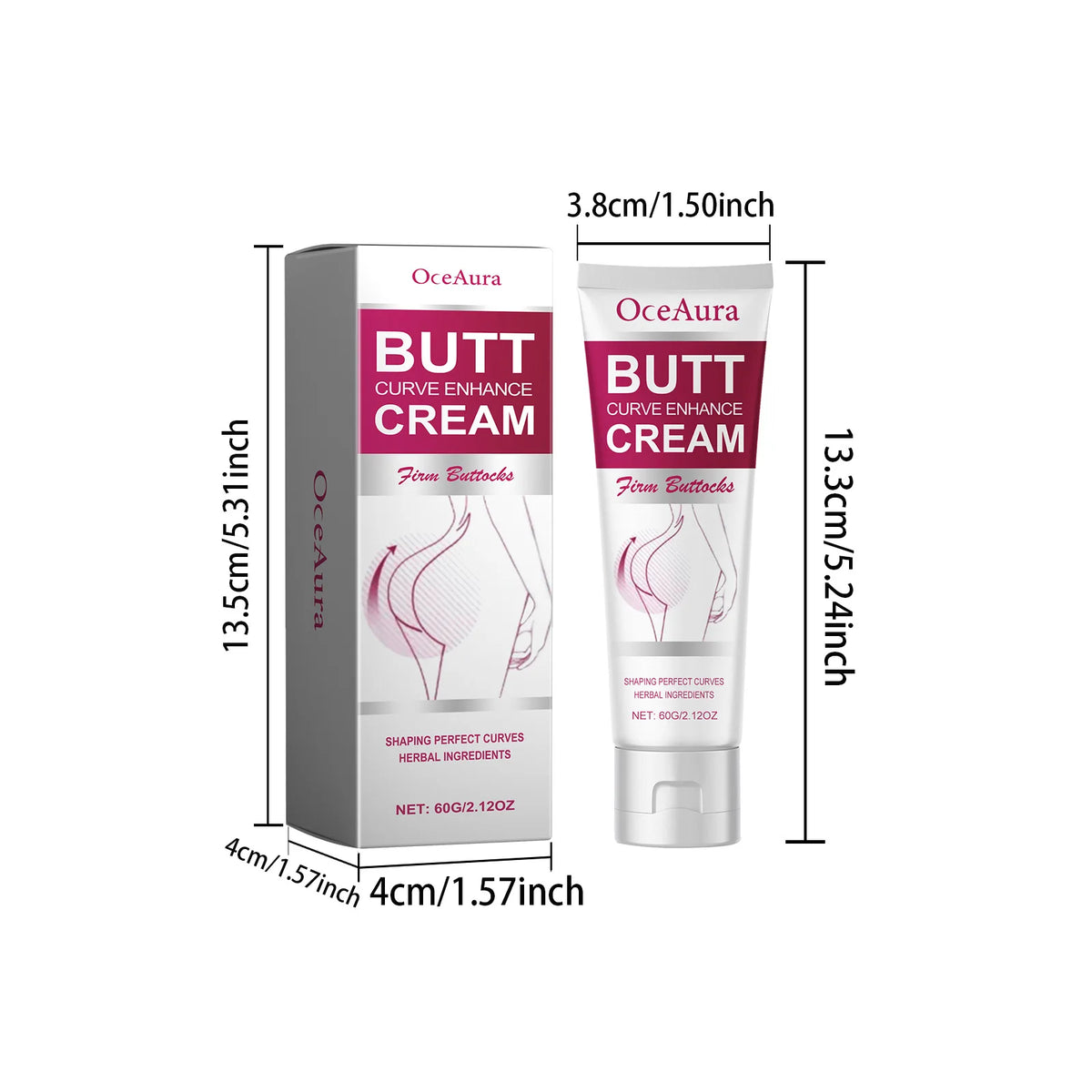 Oceaura Hip Lifting Cream Enhance Big Ass Tightening Firming Plump Beauty Sexy Butt Growth Nourish Women Buttock Shaping Creams