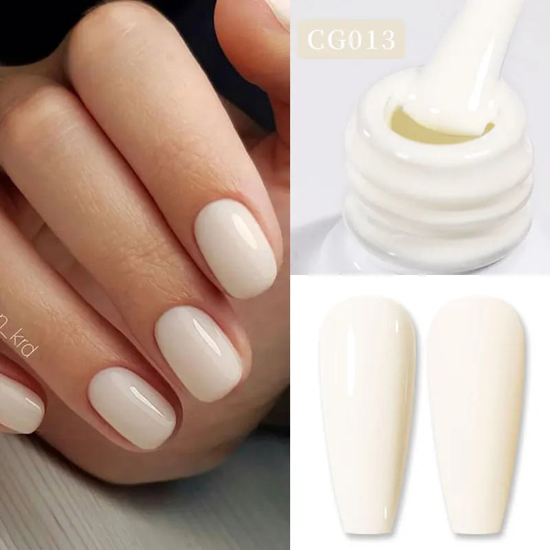 BORN PRETTY Jelly Nude Gel Nail Polish 10ml Light Pink Peach Translucent Color UV Light Cure Gel Varnish Nail Art DIY at Home
