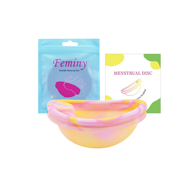 10pcs Flat Menstrual Cups Medical Silicone Period Disk Menstruation Collector Menstrual Disc Reusable Disco Femenino