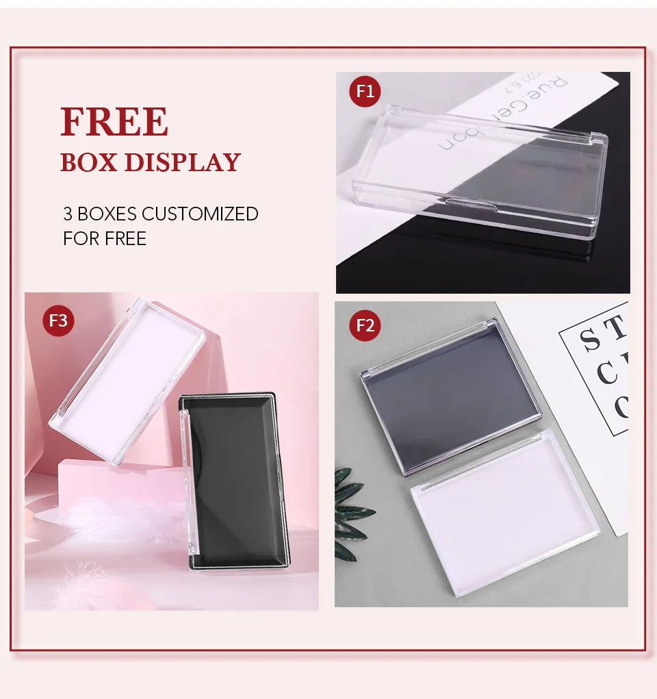 AGUUD 3D 4D Brown Premade Bloom Fans Lashes YY 5D-W Shaped Fairy Clover Volume Eyelash Extensions Soft Brown Fairy Clover Lashes