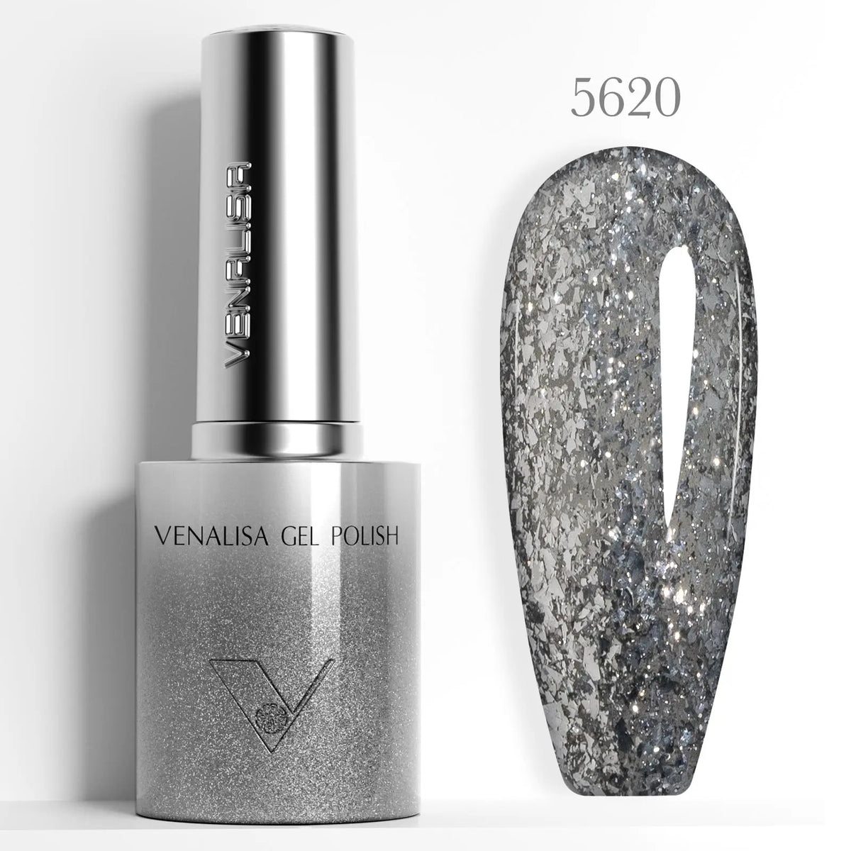 VENALISA 60 Colors TPO/HEMA FREE Glitter Gel Cat Eye Gel Nail Polish UV/LED Soak-Off Gel Polish Manicure DIY Nail Art Christmas