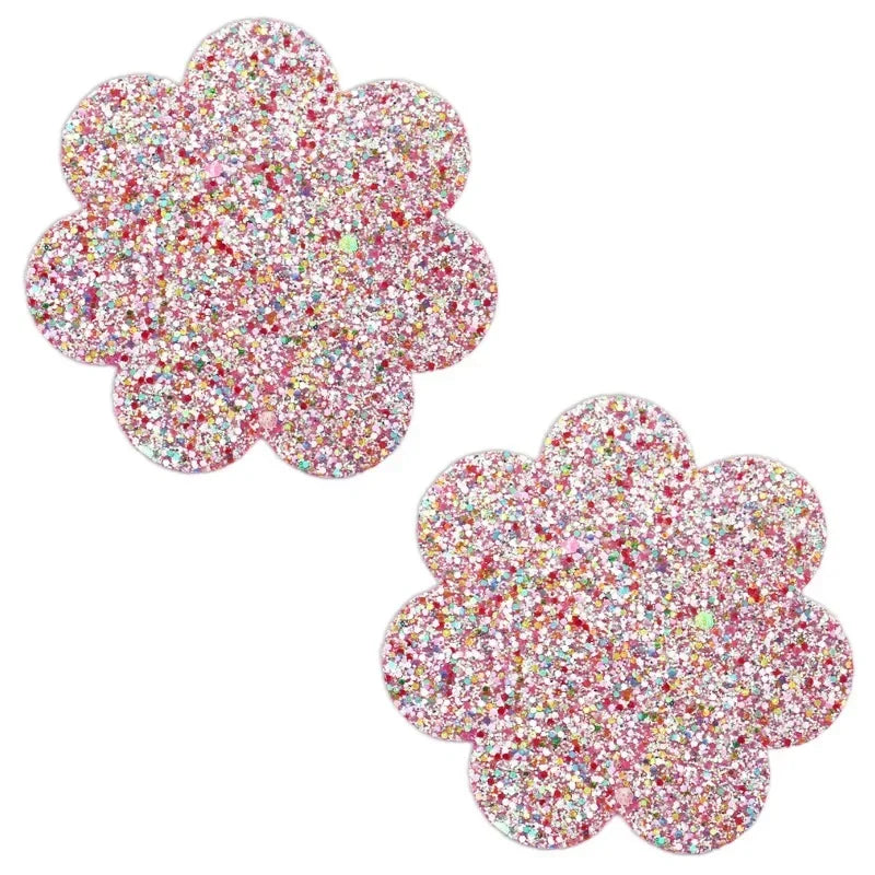 Sexy Nipple Pasties Invisible Disposable Breast Patch Clover Luminous Glitter Breast Lift Tape Chest Stickers Bara Nipple Covers
