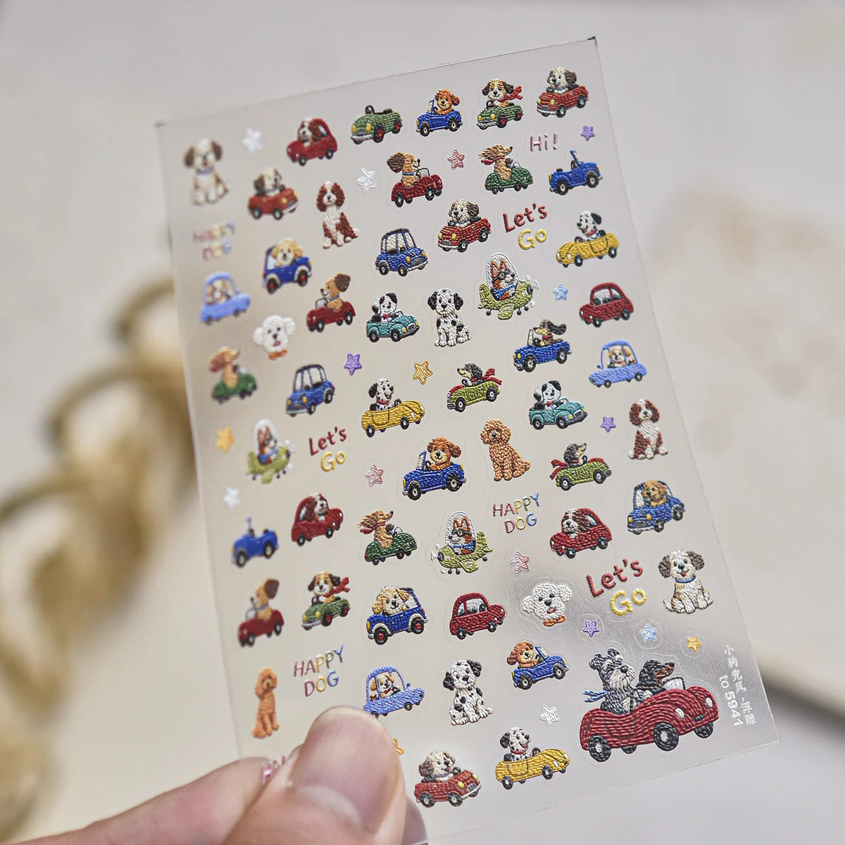 Christmas New Year Theme White Sheep Gift Box Plaid Bow Apple Snowflake Star 5D Nail Stickers Self‑adhesive Nail Holiday Party