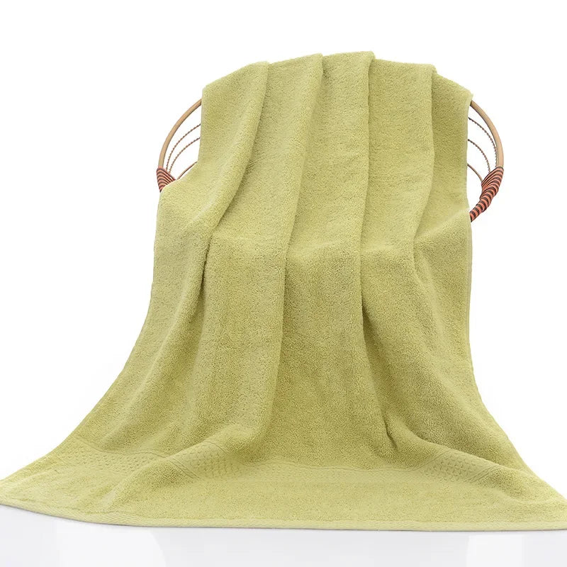 Thicken 100% Cotton Face Towel Absorbent Pure Hand Wash Hair Shower Microfiber Towel Bathroom Family Hotel