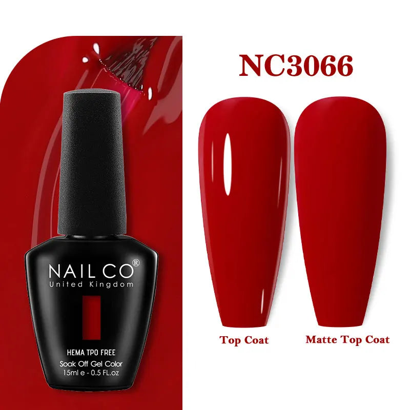 NAILCO 15ml TPO-Free Nail Gel Polish Vernis Semi Permanent Nails Art Manicure Design Hybrid Remover Gel Top Coat Ongle Gel UV