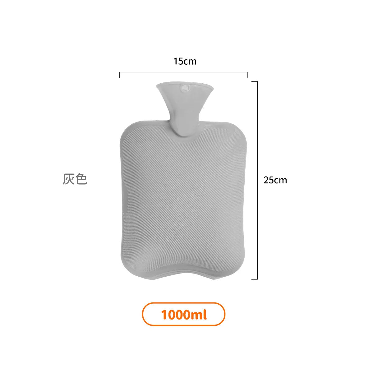 2025 Hot Water Bottle with Cover 1L for Bed Hand Foot Warmer Hot Water Bag Neck Shoulder Pain Menstrual Cramps Hot Compress