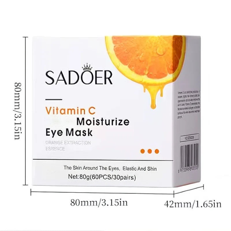 120pcs of Collagen and Vitamin C Eye Mask, Powerful Moisturizing, Instant Lift & 24-hour, Making Eye Skin More Delicate And Firm, Giving Eye Skin Luster, Bidding Farewell to Dryness And Dullness, Eye Care, Vitamin C Eye Mask