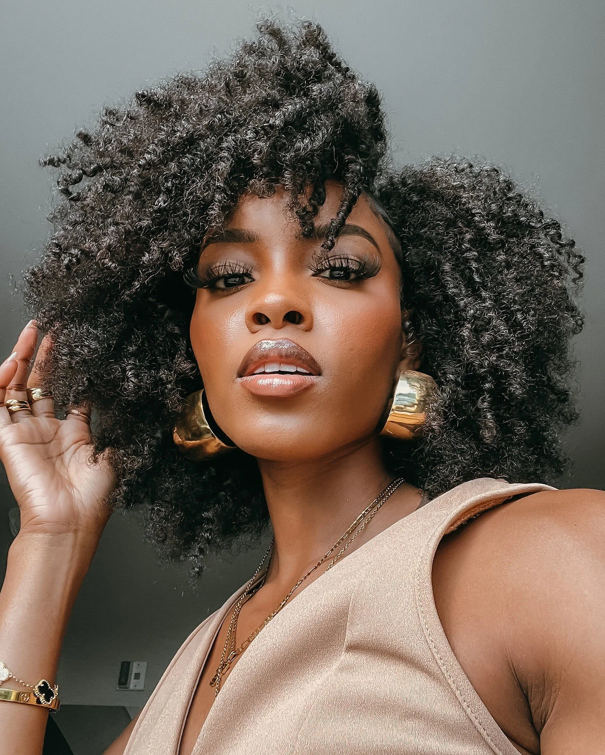 300% Millionaire Queen Half Wigs Wear and Go Beginner Friendly Headband Wig Pixie Curly Half Wig Clip Ins Flip Over Glueless Wig
