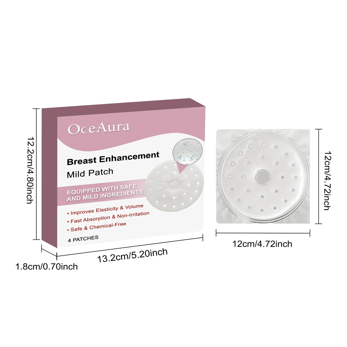 Breast Enlargement Patch Bust Size Up Firming Lifting Boobs Plumping Improve Loose Skin Tightness Women Chest Bigger Growth Care