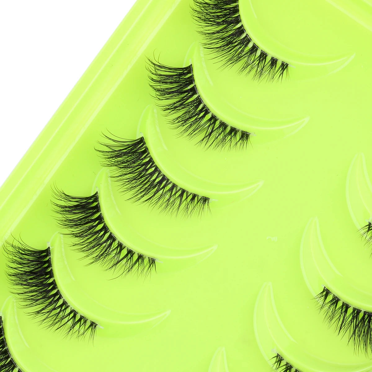 6/10 Pairs Half Lashes 3D Mink Lashes Faux Mink Fluffy Lash Soft Full Thick Wispy Eyelash Dramatic False Eyelashes Makeup