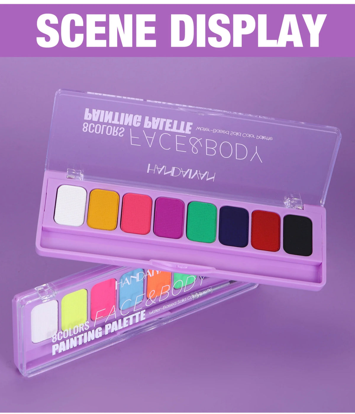 8 Colors Glow Fluorescent Neon Oil Face Body Art Paint UV Glow Oil Painting Halloween Party Fancy Dress Beauty Makeup Cosmetics