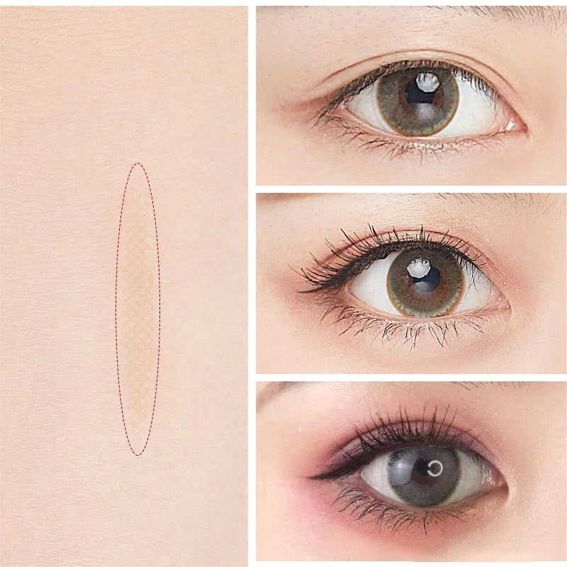 600Pcs/Box Big Eyelid Tape Sticker Double Fold Self Adhesive Eyelid Tape Stickers S/L Makeup Clear Beige Invisible Tool