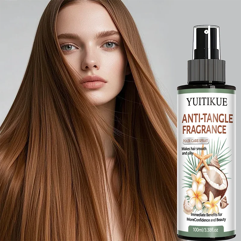 YUITIKUE Coconut Argan Oil Hair Care Spray - Detangle, Moisturize & Add Shine to All Hair Types