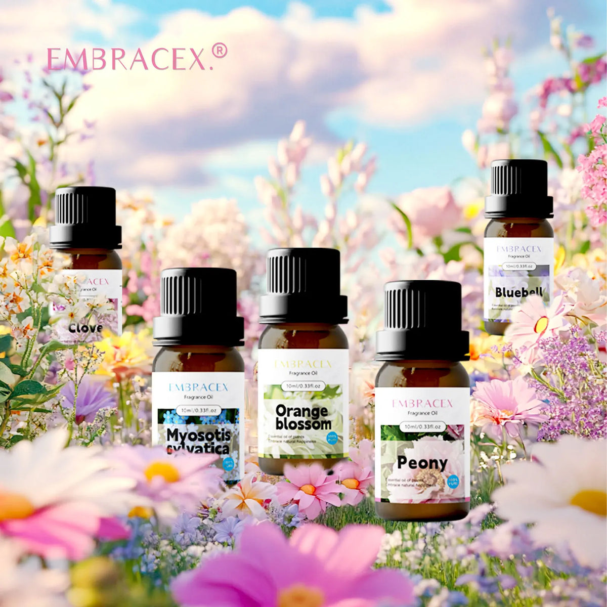 10ml Fragrance Oils Violet Long-Lasting Fragrance For Relaxation and Stress Relief Body Massage Oil Flower Perfume Gifts