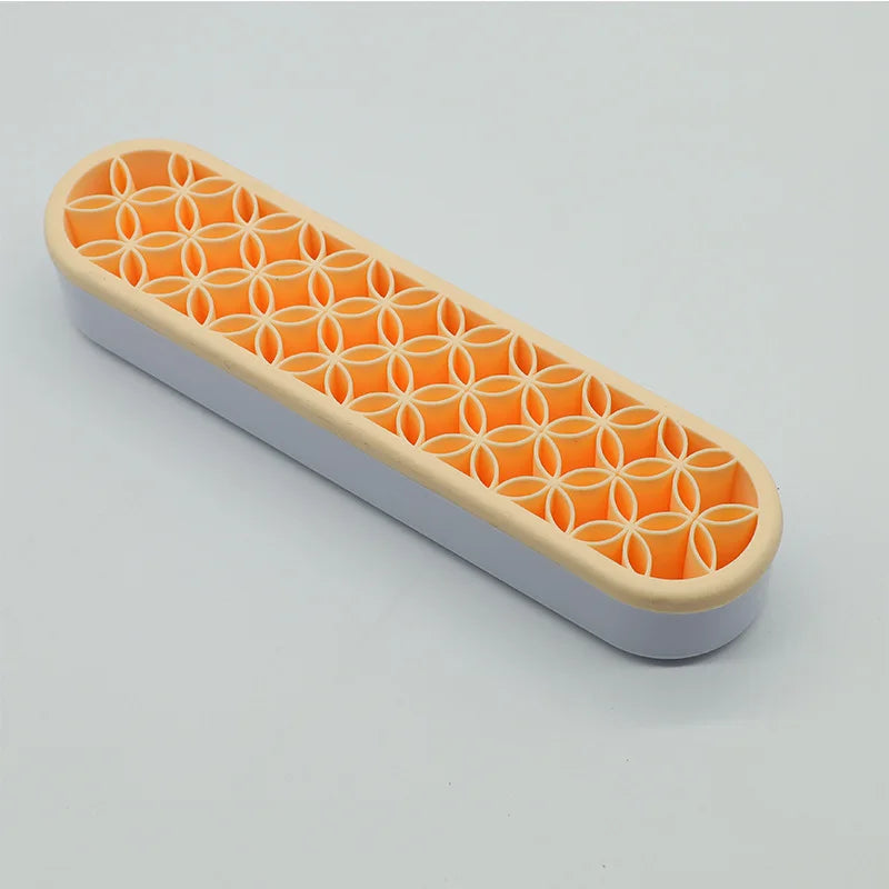 High Quality Storage Box Painting Pen Holders Silicone Storage Box Makeup Brush Holder Organizer Box for Brushes