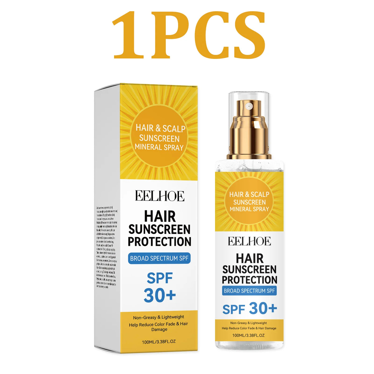 Scalp Treatment Spray Hair Care Leave-in Conditioner Nourishing Smoothing Shine Daily Hydrating Frizz Control Lightweight Serum
