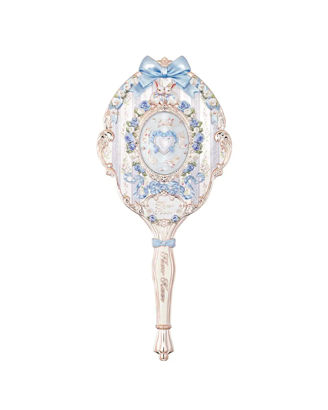 Flower Knows Snow Ballet Hand Mirror Fairytale Portable Makeup Mirror,Cute Collectible Cosmetic Mirror for Purse & Travel