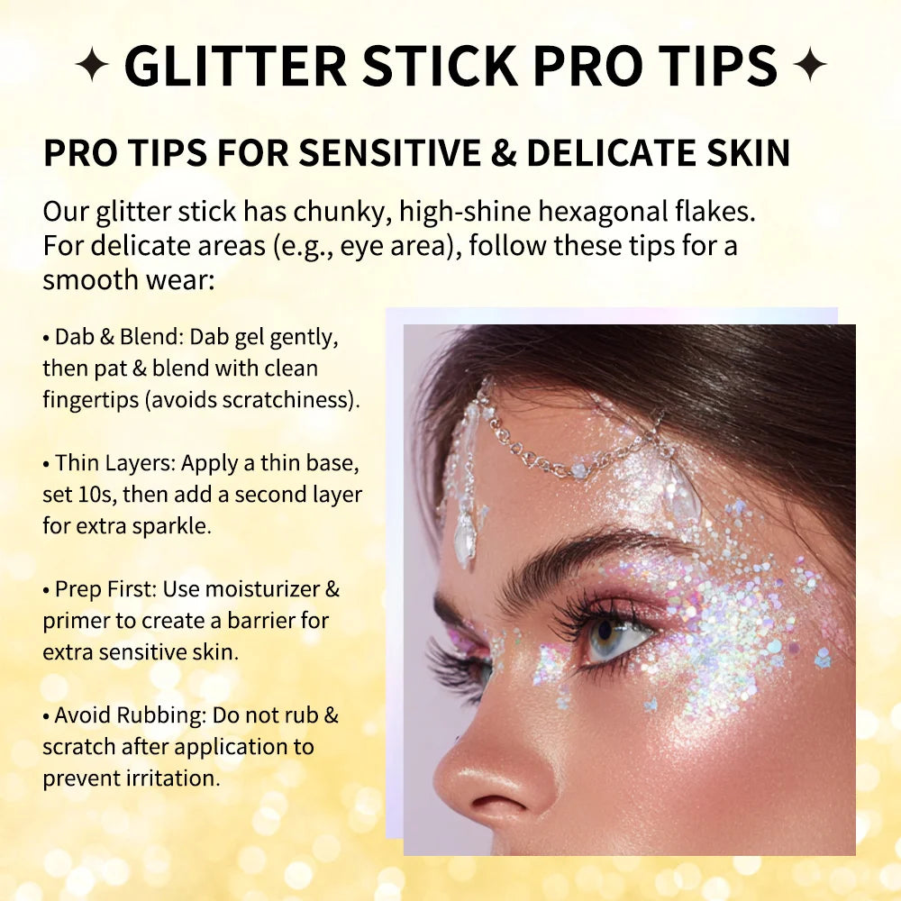 Christmas Cold Tone Eye Makeup Set Gel Glitter Stick Eyeliner Pencil Mascara Waterproof Long Lasting Smudge Proof for Party Gift